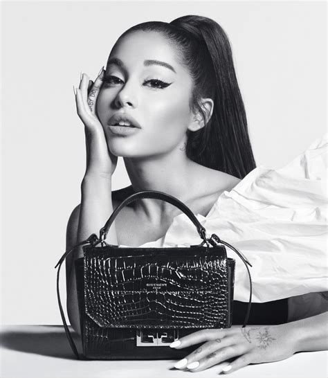 ariana grande modeling givenchy|Ariana Grande advertising.